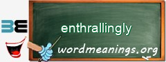 WordMeaning blackboard for enthrallingly